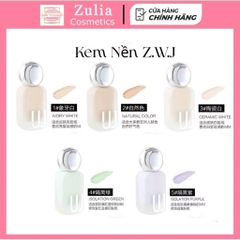 Kem nền Z.W.J Weijie Lightweight 30ml cho lớp nền mỏng nhẹ tự nhiên chống thấm nước kiểm soát dầu