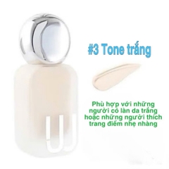 Kem nền Z.W.J Weijie Lightweight 30ml cho lớp nền mỏng nhẹ tự nhiên chống thấm nước kiểm soát dầu