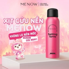 Xịt khóa nền MENOW 100ml – Giữ lớp trang điểm bền màu, kiềm dầu, không trôi