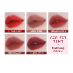 [Mukbang Edition] Son Tint Bóng Bbia Mukbang Water Fit Tint son tint bóng lâu trôi, căng mọng, bền màu Zuliacosmetics