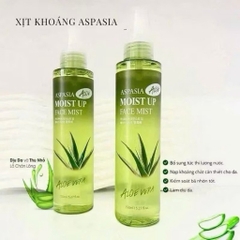 Xịt khoáng Lô Hội Aspasia Moist Up Face Mist Dưỡng Ẩm Căng Bóng Da 150ml Hàn Quốc