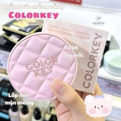 [COLORKEY] Cushion/Phấn Nước Colorkey Vỏ Hồng Chống Nắng SPF 50+/PA++++, Finish Mỏng Nhẹ, 11g