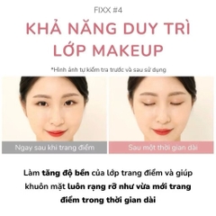 Xịt Khóa Makeup Fixx So Natural Từng Loại Da AllDay Tight - Real Matte - Water Glow Makeup giữ lớp nền lâu trôi