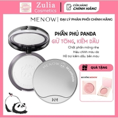 [TẶNG MÁ HỒNG] Phấn phủ nén MENOW gấu trúc Khổng Lồ kiềm dầu 21g, giữ tone lâu trôi vượt trội MENOW x MENGLAN . PANDA