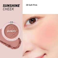 PHẤN MÁ HỒNG PERIPERA PURE BLUSHED SUNSHINE CHEEK TRANG ĐIỂM MAKEUP PERIPERA