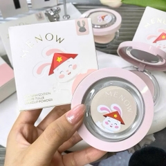 [TẶNG MÁ HỒNG] Phấn Phủ Menow Rabit Dạng Nén Vỏ Trắng Compact Powder Vietnam Edition, 8.5g