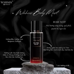 Body Mist Xịt Thơm Cơ Thể Whisis Rose Nuit Body Mist 150ml - Hương thơm tinh tế và quyến rũ