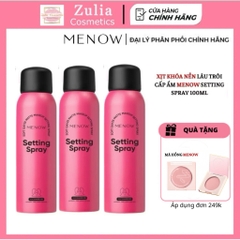 Xịt khóa nền MENOW 100ml – Giữ lớp trang điểm bền màu, kiềm dầu, không trôi