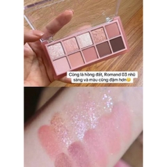 Bảng Phấn Mắt Romand 10 Ô Lấp Lánh Better Than Eye Palette, Bảng Phấn Mắt 10 Màu Romand Better Than Eye Palette