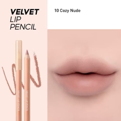 [CLIO] Chì Kẻ Viền Môi Clio Velvet Lip Pencil siêu mịn [ Kèm Gọt Bút ]
