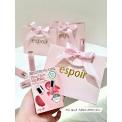 [TẶNG KÈM TÚI SON ESPOIR + NƠ] Set son Espoir Bare Glow Pinch Rose + Ginger Peach dưỡng môi căng mọng