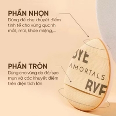 [AMORTALS] Bộ 2 Bông Mút Amortals Mini Ngón Tay Che Phủ Mọi Khuyết Điểm, Không Bám Nền