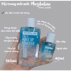 Nước Tẩy Trang Mắt Môi Chuyên Dụng 2 lớp Maybelline New York Eye & Lip Makeup Remover