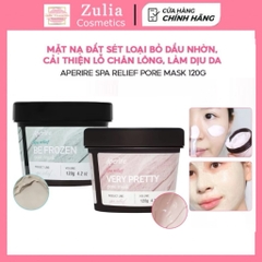 [APERIRE] Mặt Nạ Đất Sét Loại Bỏ Dầu Nhờn, Thu Nhỏ Lỗ Chân Lông Aperire Spa Relief Pore Mask 120g (Nhập Khẩu Chính Hãng)