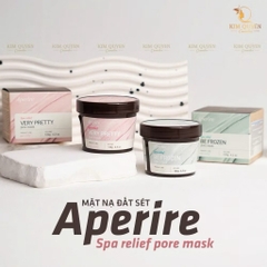 [APERIRE] Mặt Nạ Đất Sét Loại Bỏ Dầu Nhờn, Thu Nhỏ Lỗ Chân Lông Aperire Spa Relief Pore Mask 120g (Nhập Khẩu Chính Hãng)