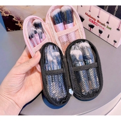 [JARY] Bộ cọ trang điểm Jary Make Up Brush Set 10 Cây Kèm Túi Đựng Da PU Tiện Lợi
