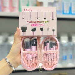 [JARY] Bộ cọ trang điểm Jary Make Up Brush Set 10 Cây Kèm Túi Đựng Da PU Tiện Lợi