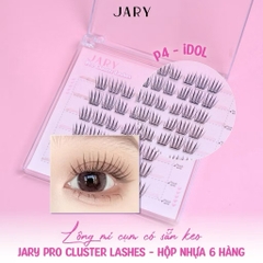 [JARY] Lông mi cụm JARY có Sẵn Keo phong cách vuốt mèo tự nhiên dễ gắn tái sử dụng nhiều lần