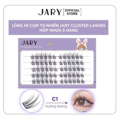 [JARY] Lông Mi Giả Trùm Jary 5 Hàng, Mi Giả Tách Sợi Trang Điểm Tự Nhiên Anime dùng nhiều lần