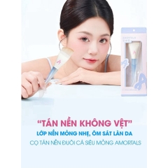 Cọ Tán Nền AMORTALS Cọ Trang Điểm Cá Nhân Tiên Cá Đầu Vát Tán Nền Mịn, Không Vết, Che Phủ Tự Nhiên
