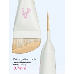 Cọ Tán Nền AMORTALS Cọ Trang Điểm Cá Nhân Tiên Cá Đầu Vát Tán Nền Mịn, Không Vết, Che Phủ Tự Nhiên