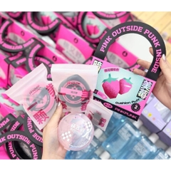[PINKPUNK] Set 3 Mút PinkPunk Size XL Tán Nền/Cushion, Che Khuyết Điểm Kèm Hộp Đựng, Có Tách Lẻ