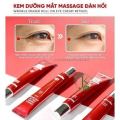 (TẶNG SRM) Kem dưỡng mắt Pretty Skin xóa nhăn, giảm thâm Retinol Wrinkle Eraser Roll On Eye Cream 30ml