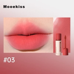 [MOOEKISS] Son Kem Bùn Mooekiss Nhung Mờ Vỏ Hồng Đen Velvet Lip Mud Mịn Môi 3g