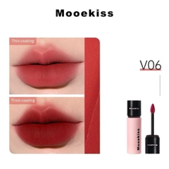 [MOOEKISS] Son Kem Bùn Mooekiss Nhung Mờ Vỏ Hồng Đen Velvet Lip Mud Mịn Môi 3g