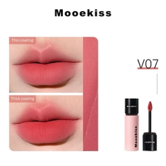 [MOOEKISS] Son Kem Bùn Mooekiss Nhung Mờ Vỏ Hồng Đen Velvet Lip Mud Mịn Môi 3g