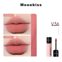 [MOOEKISS] Son Kem Bùn Mooekiss Nhung Mờ Vỏ Hồng Đen Velvet Lip Mud Mịn Môi 3g
