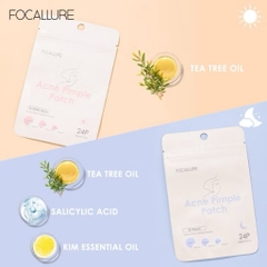 [FOCALLURE] Miếng Dán Mụn FOCALLURE Siêu Mỏng Trong Suốt Không Thấm Nước, Hỗ Trợ Giảm Sưng Viêm 24 miếng (FA186)
