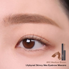 [LILYBYRED] Mascara Lông Mày Lâu Trôi LILYBYRED Skinny Mes Brow Mascara 3.5g (Hàng Công Ty)