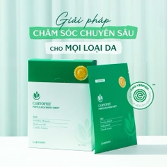 Hộp 10 mặt nạ Caryophy Portulaca Mask Sheet dưỡng ẩm giảm mụn mờ thâm