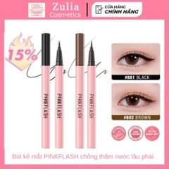 [PINK FLASH] Bút kẻ mắt dạ PINKFLASH chống thấm nước lâu phai lên màu chuẩn 0.8g (PF-E01)