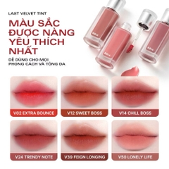 [FREE SHIP] Son Kem Bbia Last Velvet last lipstick chính hãng