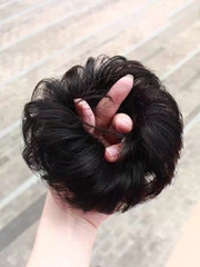 Tóc Giả Búi Xoăn Dạng Cột Cao Cấp – Búi Tóc Giả Tơ Mềm Tự Nhiên, Dễ Dùng, Gọn Nhẹ, 4 Màu Hot