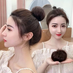 Búi Tóc Giả Tròn/ Búi Tóc Củ Tỏi Tự Nhiên – Búi Tóc Giả Dây Rút Cao Cấp, Giống Tóc Thật, Dễ Sử Dụng