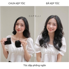 [SỈ TÓC GIẢ] Tóc Giả Phím Phồng Mini 10cm – Kẹp Phồng Tạo Độ Dày Tự Nhiên, Giấu Mỏng Tóc Hiệu Quả
