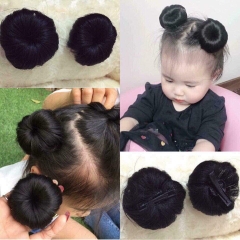 [SỈ TÓC GIẢ] Set 2 Búi Tóc Giả Mini Cho Bé – Tóc Búi Kẹp Nhỏ Xinh Tự Nhiên Như Tóc Thật Đáng Yêu