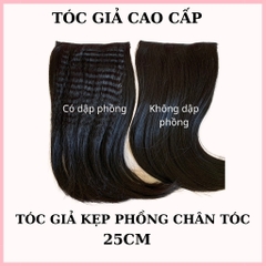 [SỈ TÓC GIẢ] Tóc Giả Kẹp Phồng Tạo Độ Dày Độ Dài 28-32Cm – Tóc Phím Phồng Tự Nhiên Cao Cấp Giấu Kẹp Siêu Khéo