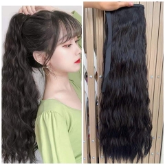 [SỈ TÓC GIẢ] Tóc Giả Cột Sóng Xù Năng Động – Tóc Buộc Đuôi Ngựa Xù Dài Trẻ Trung Mịn Như Tóc Thật, Dễ Sử Dụng