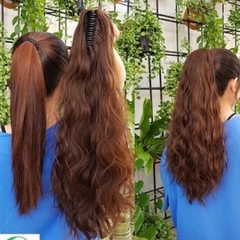 [SỈ TÓC GIẢ] Tóc Giả Ngoạm Sóng Xù Dài 55-60Cm Trẻ Trung – Kẹp Ngoạm Nhanh Gọn, Tóc Tơ Cao Cấp Như Thật Dễ Sử Dụng