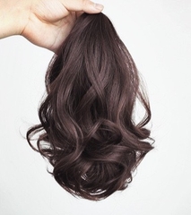 Tóc Giả Ngoạm Xoăn Ngắn 25-30Cm/ Ngoạm Tóc Giả Cho Bé – Kẹp Ngoạm Nhanh Gọn, Tóc Tơ Cao Cấp Như Thật Dễ Sử Dụng