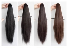 Tóc Giả Ngoạm Thẳng Dài 55-60Cm Thanh Lịch – Kẹp Ngoạm Nhanh Gọn, Tóc Tơ Cao Cấp Như Thật Dễ Sử Dụng