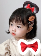 Kẹp Tóc Nơ Cho Bé Cao Cấp - Chỏm Tóc Cây Dừa Siêu Xinh Cho Bé Gái - Phụ Kiện Tóc Trẻ Em Sỉ Toàn Quốc