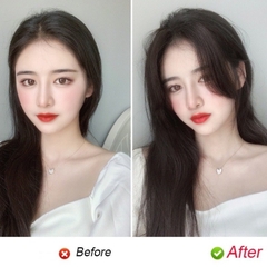 Tóc Giả Mái Dài Layer Kẹp Cao Cấp – Mái Tỉa Lơi & Mái Tự Nhiên, Tơ Mềm Như Tóc Thật, Phong Cách Hàn Quốc