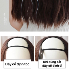 Kẹp U Tóc Giả Cao Cấp Siêu Dày 7 Kẹp – Tơ Mềm Tự Nhiên, Lưới Hoa Co Giãn, Full 6 Màu Hot Trend
