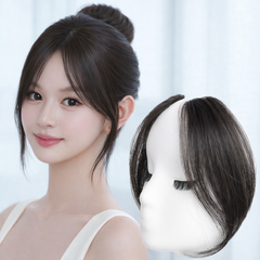 Tóc Giả Mái Dài Layer Kẹp Cao Cấp – Mái Tỉa Lơi & Mái Tự Nhiên, Tơ Mềm Như Tóc Thật, Phong Cách Hàn Quốc