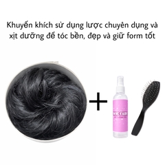 Tóc Giả Búi Xoăn Dạng Ngoạm Siêu Đẹp – Búi Tóc Giả Tơ Mềm Tự Nhiên, Dễ Dùng, Gọn Nhẹ, 4 Màu Hot